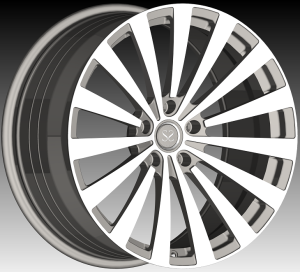 Bronse Multiple-Eiker 1 stykke smidde aluminiumshjul