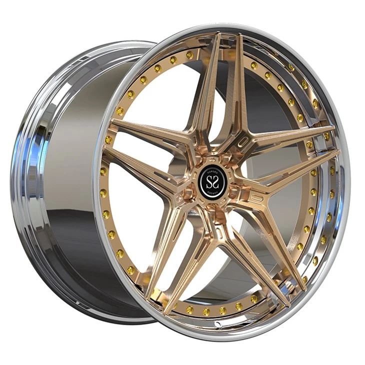 1998 Nissan 240sx Custom 2-PC smidde felger 18x8,0 og 18x12