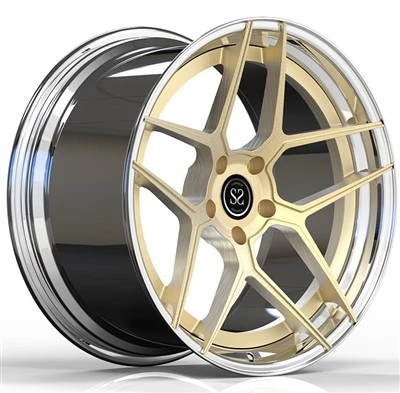 C63 AMG Coupe 5-Y Spoke Tuning Style 19-tommers tilpassede 2-delt smidde hjul