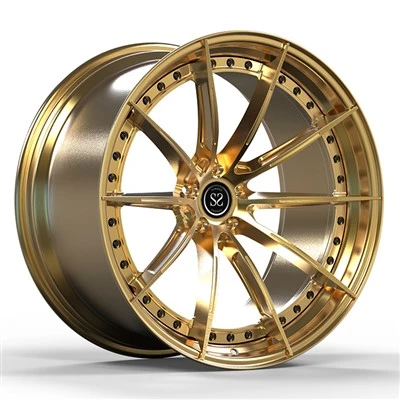 Corvette C7 bronsebørstet skive og fat 19x9,5 og 20x11 tilpassede 2-PC smidde felger
