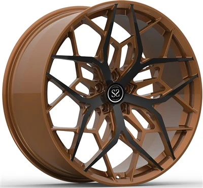 Mørk bronse og svart ansikt Custom 1-PC smidde felger 22x10,5 for 2016 GLS Amg 63