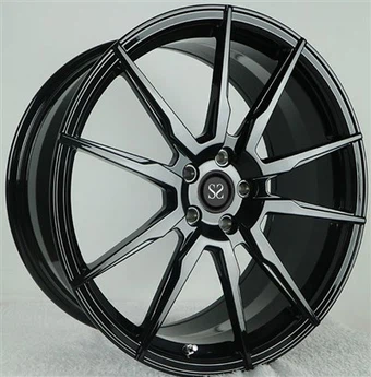 Glanssvart 19-tommers 1-PC smidde felger for AMG W222