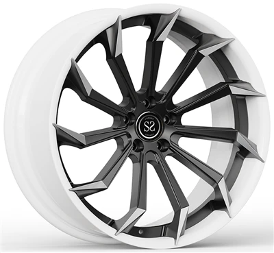 Benz S63 Tuning Felger Hvit Og Svart