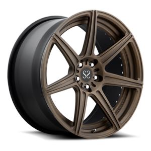 Sølv Bronse Alloy Smidde 2 Stykke Hjul Rim