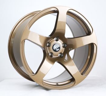 Monoblokk smidd hjul størrelse 19x11 bronse for Mustang