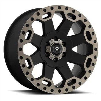 For Wrangler 22 23 24 tommers tilpasset 4 x 4 terrengbilhjul med 5x139,7 6x139,7 8x170 8x165.1 og negativ ET OFFSET -44 -76 -101