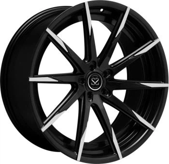Smidde alufelger svart mørk grå 18 19 tommers 5 hull aluminiumsfelg T6061 for Range Rover bilhjul nav