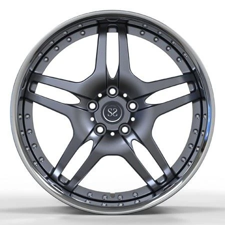 Grey 21 Inch Customized 1-PC Rims Wheels For Ferrari