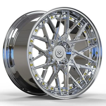 Kraftig 21inch polert 2-delt aluminiumslegering smidde felger for Bmw M2 bilhjul