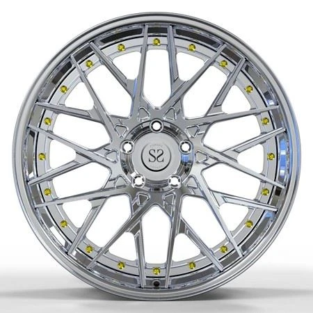 Heavy Duty 21inch Polished 2-piece Aluminum Alloy Forged Rims For Bmw M2 Car Wheels