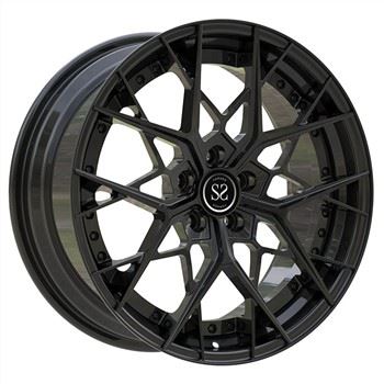 SSJK2078 Passer til Audi RS3 Gloss Black Muti-Eiker tilpasset smidde aluminiumslegeringsfelger 5x112 forskjøvet 19 og 20 tommer