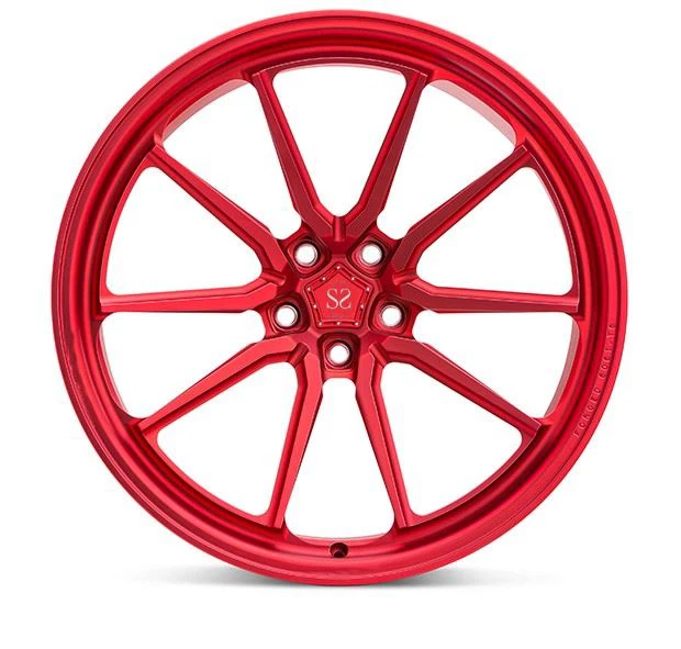 Candy Red 1 Pieces Military Spoke Wheel