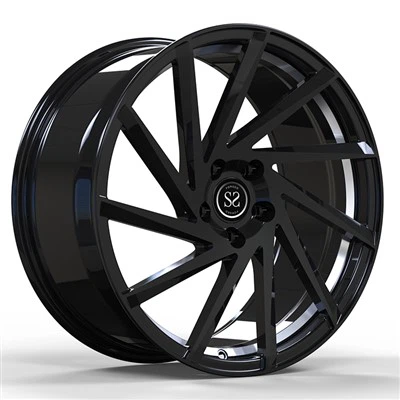 9X19 og 10x19 glanssvarte felger tilpasset glanssvart for BMW M3
