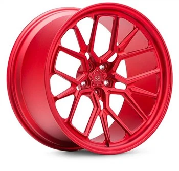 M3 Candy Red Lett eiker smidd monoblokkhjul for tilpasset