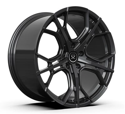 Polerte lepper 1 stykke felger Monoblokk smidd matt svart 20 tommer Porsche 911 Custom konkave bilhjul
